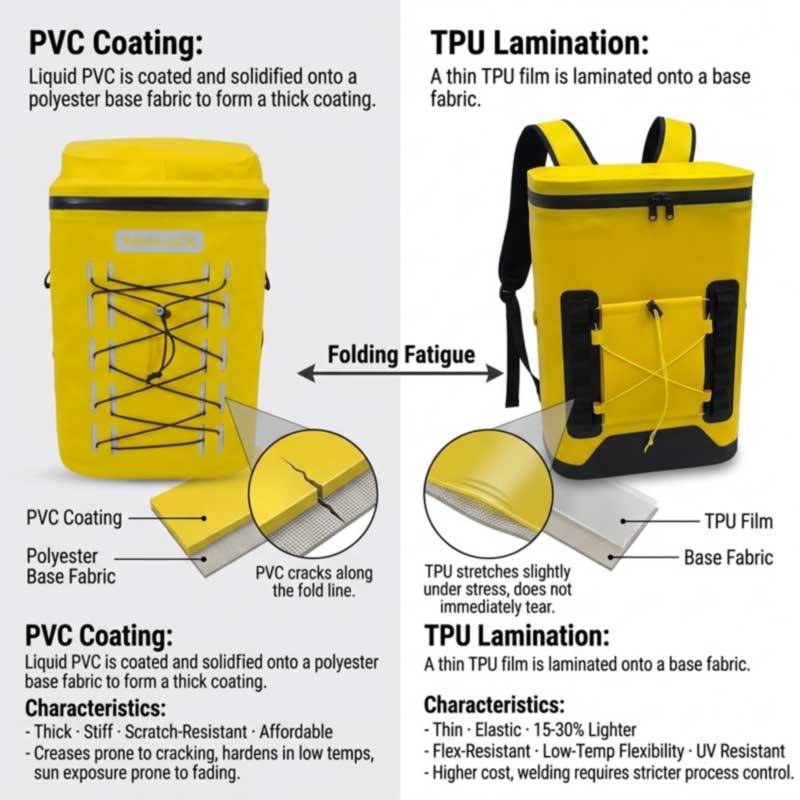 TPU vs PVC Soft Cooler Backpacks: Which Shell to Spec