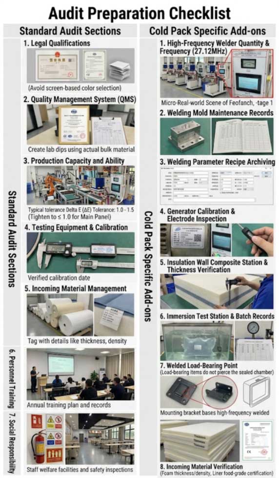 İthalatçılar için Soft Cooler Fabrika Denetim Kontrol Listesi İthalatçılar için Soft Cooler Fabrika Denetim Kontrol Listesi