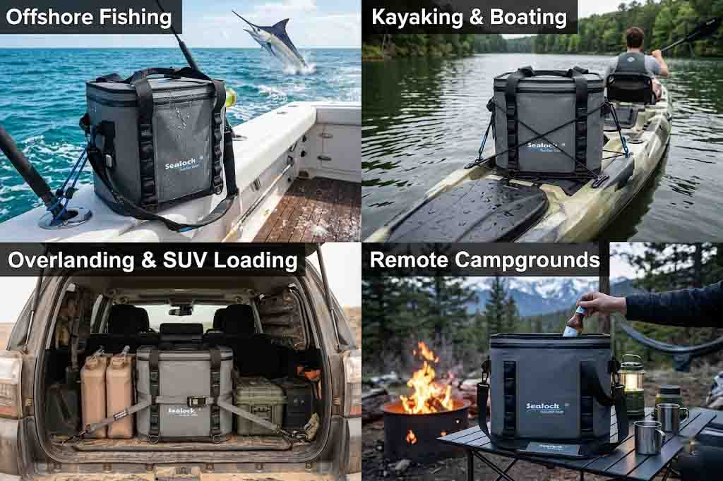 Sealock Outdoor Cooler Tote Application